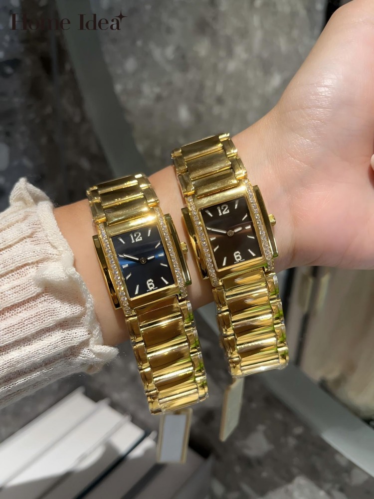 Vintage Watch Crystal - Fashion Classic Design Women Rectangle Quartz