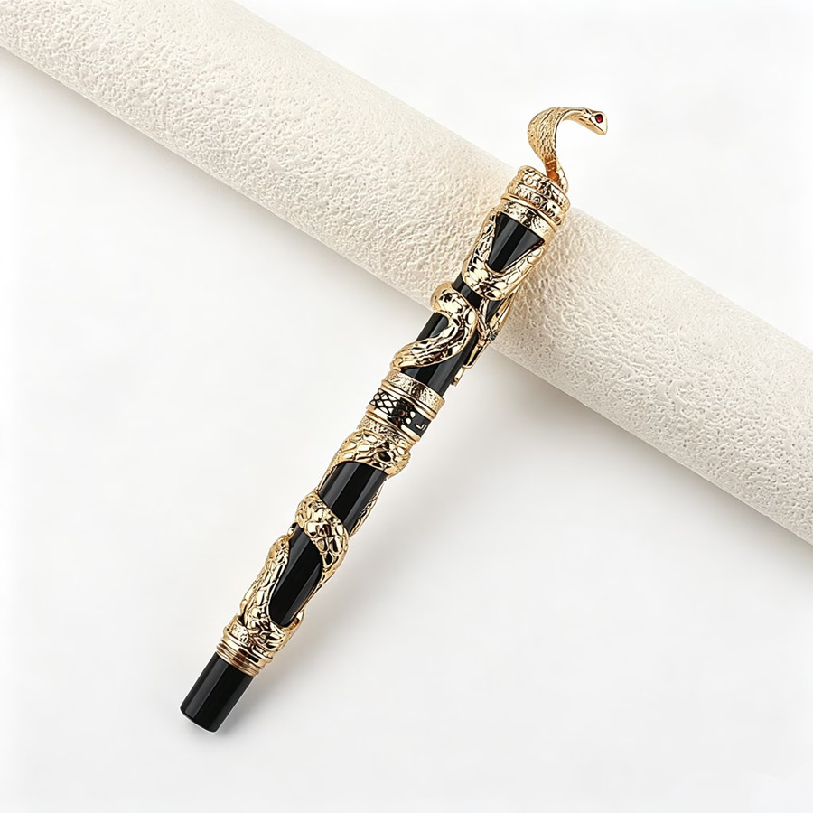 Jinhao Luxury 3D Snake Embosse - Vintage Collectible Pens 评论和价格