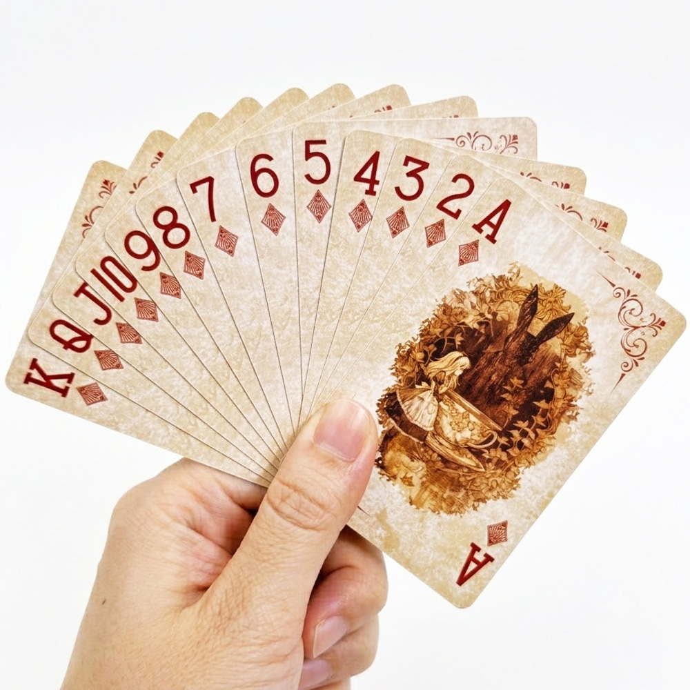 55Pcs Alice in Wonderland Play - Vintage Collectible Playing Cards 评论和价格