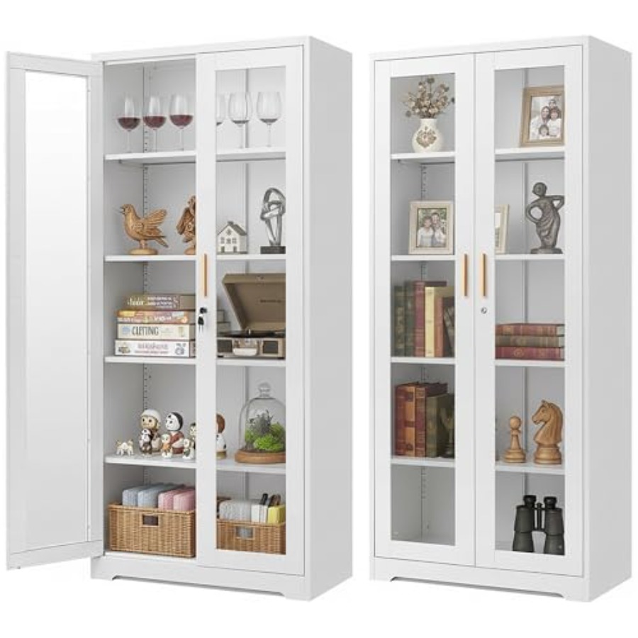 Home curio display cabinet wit - Collectible & Vintage Dolls For Christmas 评论和价格