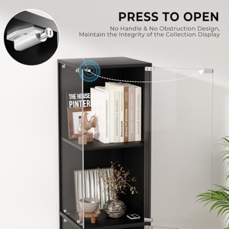 Corner display cabinet with gl - Collectible & Vintage Dolls For Christmas 评论和价格