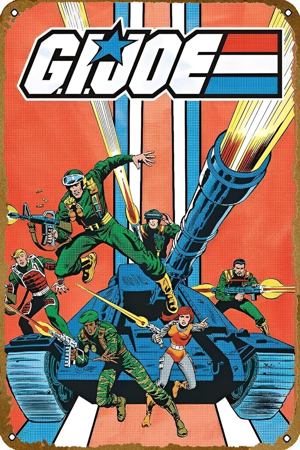 Gi Joe – Tank – Poster Vintage - Vintage Collectible Tins 评论和价格