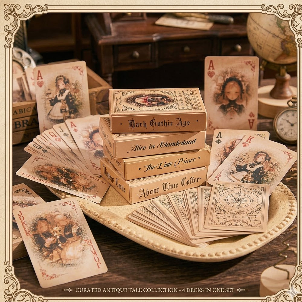 Vintage Fairy Tale Girl Playin - Vintage Collectible Playing Cards 评论和价格