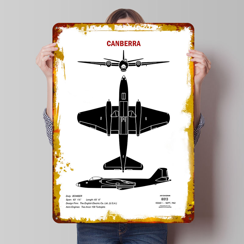 Canberra Recognition Tin Plaqu - Canberra Vintage & Collectible Centre Reviews 评论和价格