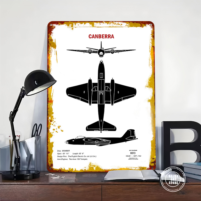 Canberra Recognition Tin Plaqu - Canberra Vintage & Collectible Centre Reviews 评论和价格