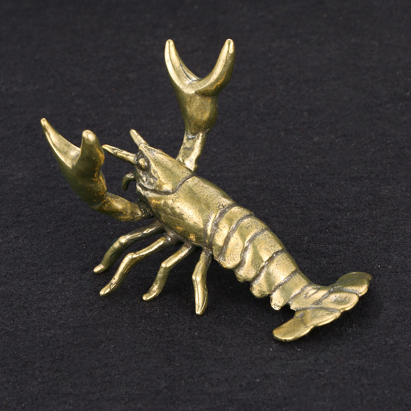 Solid Brass Crayfish Ornament  - Vintage Collectible Pens 评论和价格
