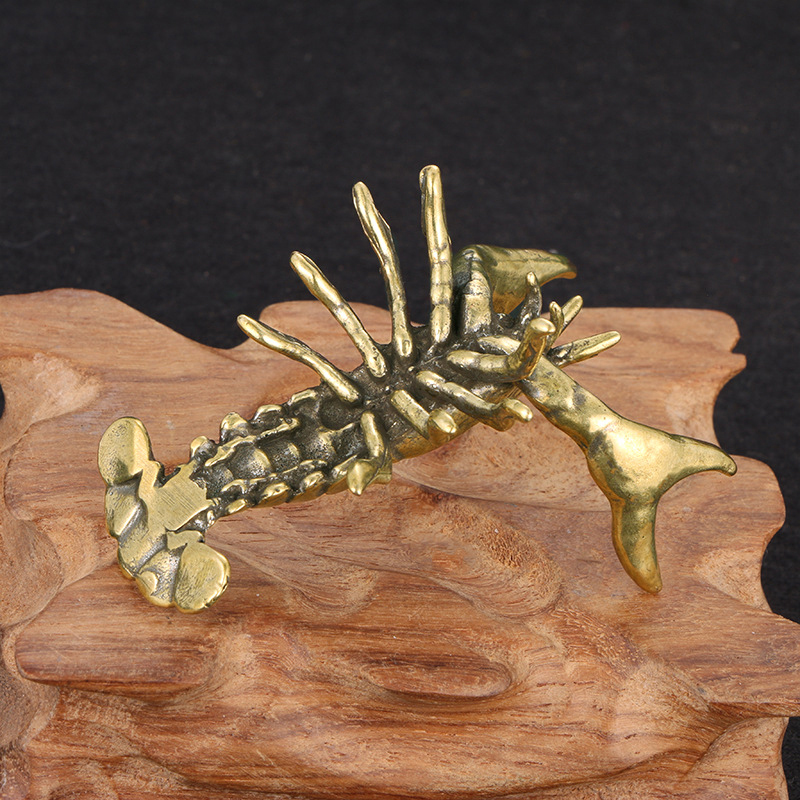 Solid Brass Crayfish Ornament  - Vintage Collectible Pens 评论和价格