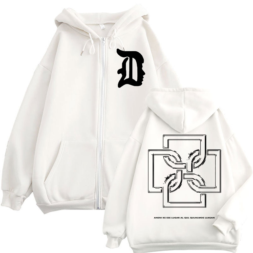 Customization Rapper Duki Logo - Vintage Zip Hoodie 评论和价格