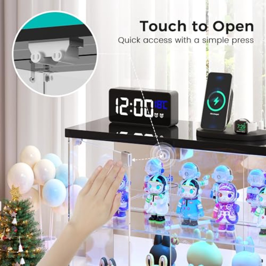 2pc Glass Display Case with LE - Collectible & Vintage Dolls For Christmas 评论和价格