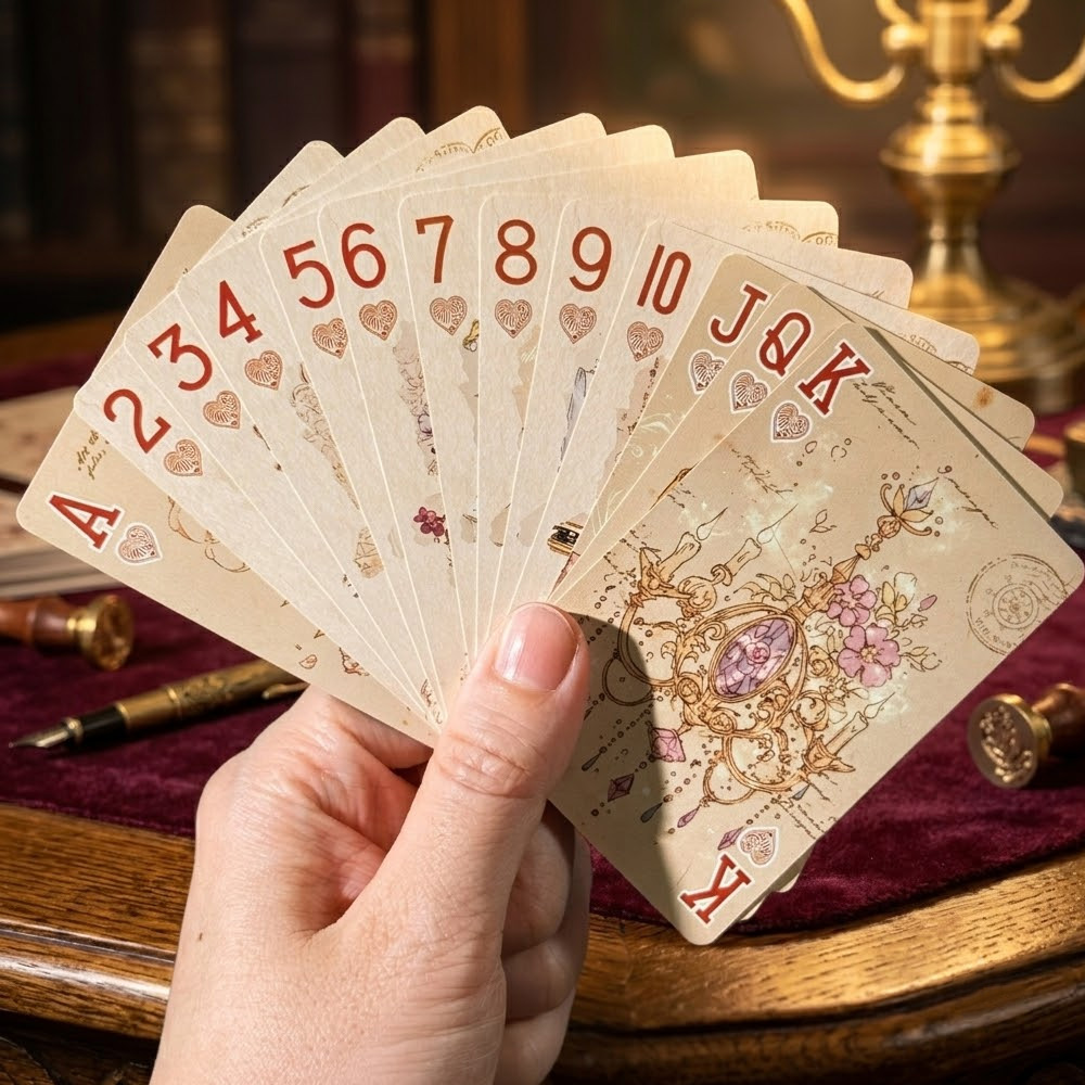 55pcs Vintage Aesthetic Playin - Vintage Collectible Playing Cards 评论和价格