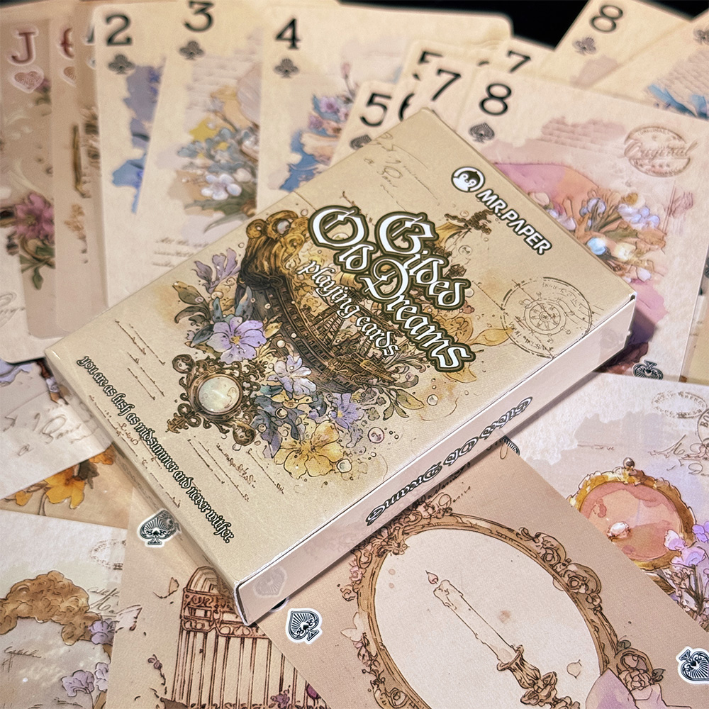 55pcs Vintage Aesthetic Playin - Vintage Collectible Playing Cards 评论和价格