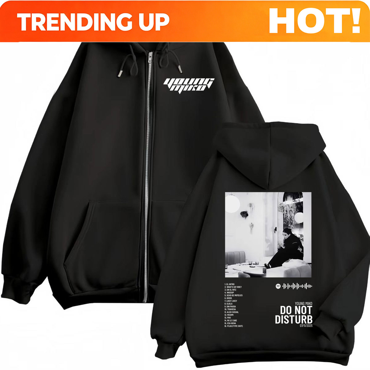 Custom Custom Young Miko Do No - Vintage Zip Hoodie 评论和价格