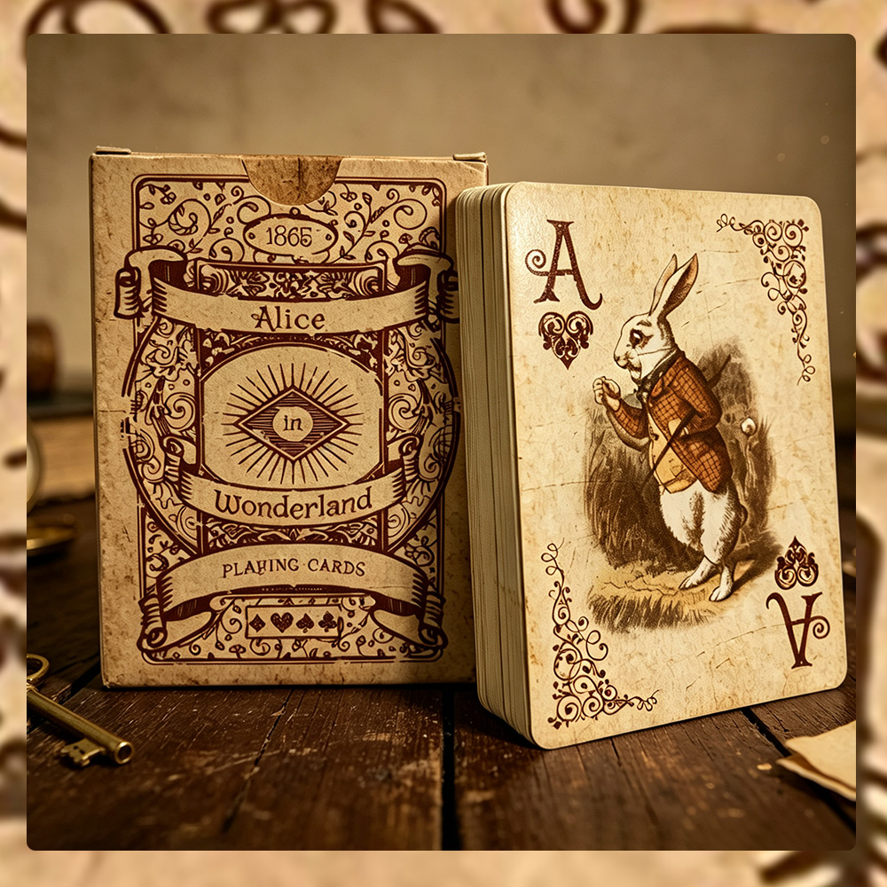 1Set/2Set Alice Vintage Paper  - Vintage Collectible Playing Cards 评论和价格