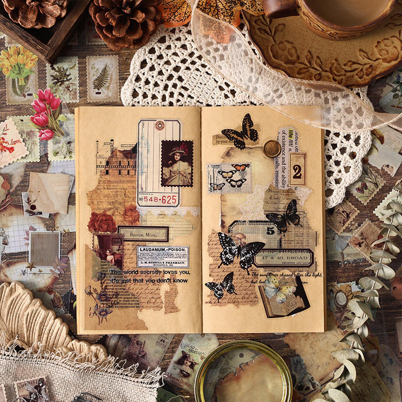20 Sheets Vintage Die Cut Stic - Vintage Collectible Books 评论和价格