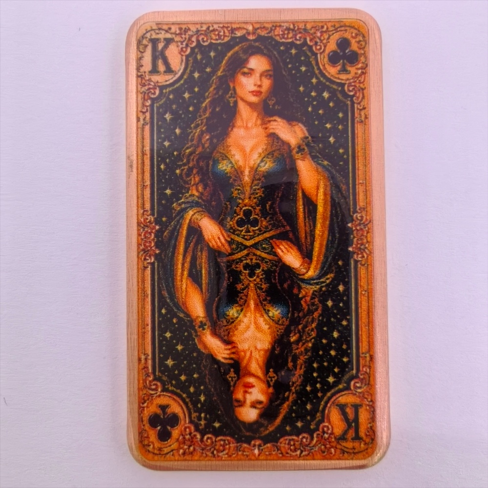 1oz .999 Fine Copper Bar Poker - Vintage Collectible Playing Cards 评论和价格