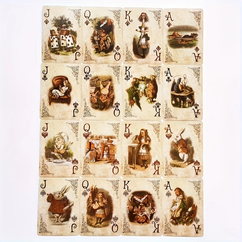54PCS Alice Vintage Paper Poke - Vintage Collectible Playing Cards 评论和价格