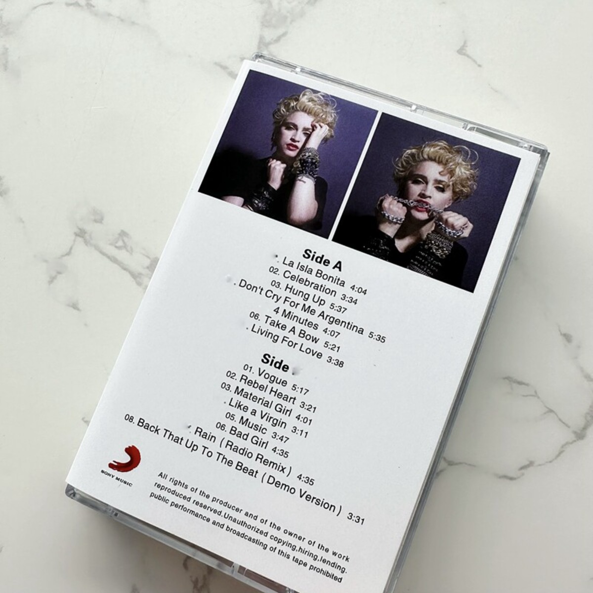 Madonna Classic Pop Music Cass - Vintage Collectibles & More Llc Photos 评论和价格