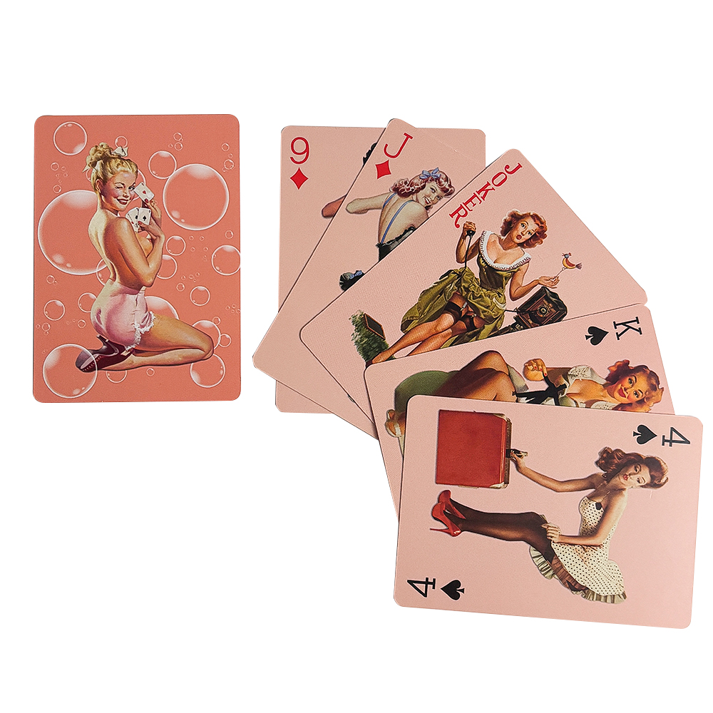 Pin-up Girls Playing Cards Vin - Vintage Collectible Playing Cards 评论和价格